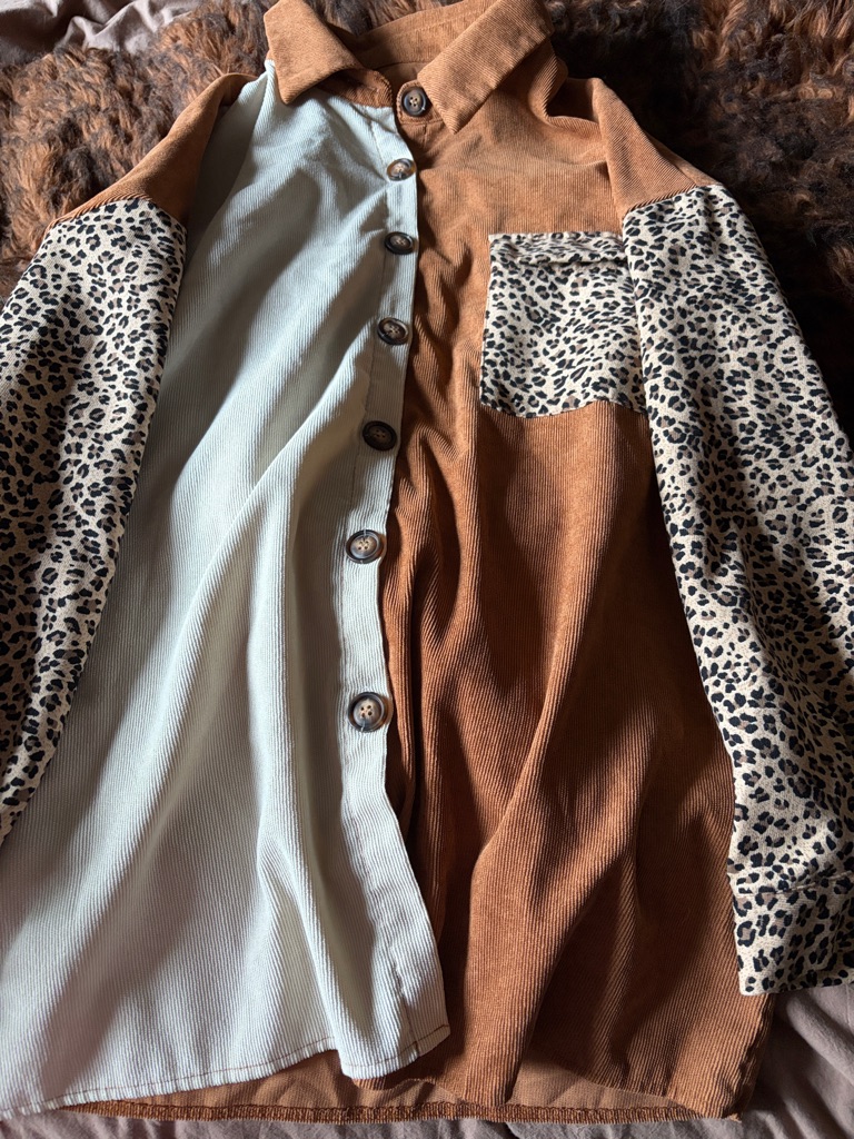 Shein Leopard Print Jacket Dress